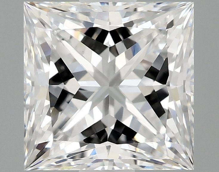 2.06 Carat D-VVS2 Princess Lab Diamond