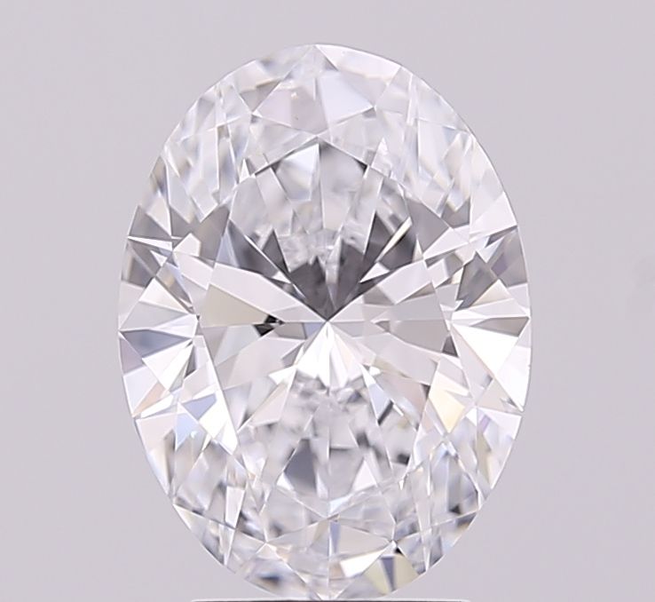 3.05 Carat E-VVS2 Oval Lab Diamond