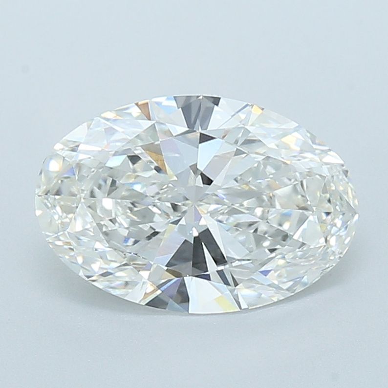 2.90 Carat F-VVS2 Oval Lab Diamond