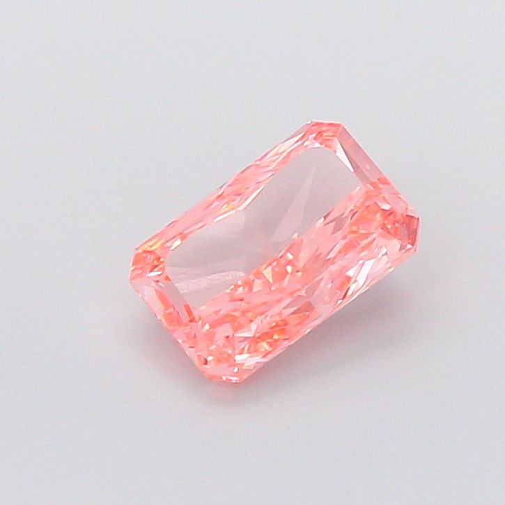 3.03 Carat Pink VVS2 Radiant Lab Diamond