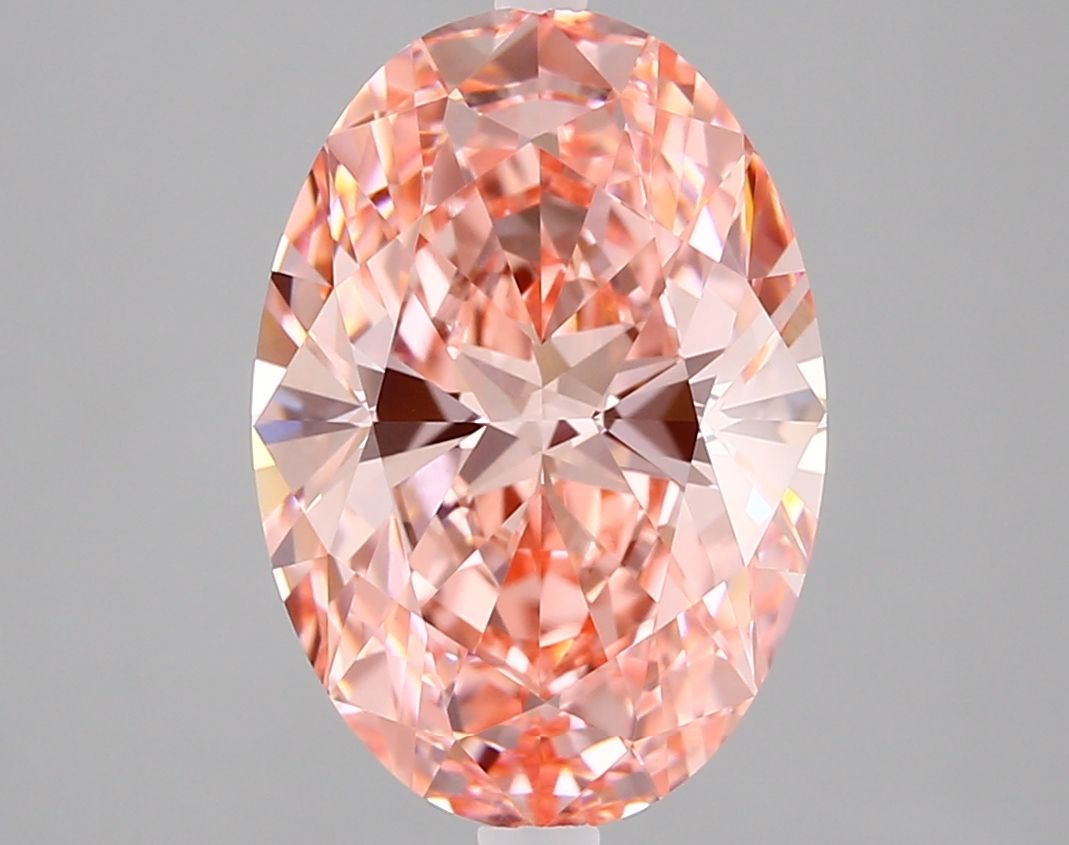 3.00 Carat Oval Cut Fancy Pink