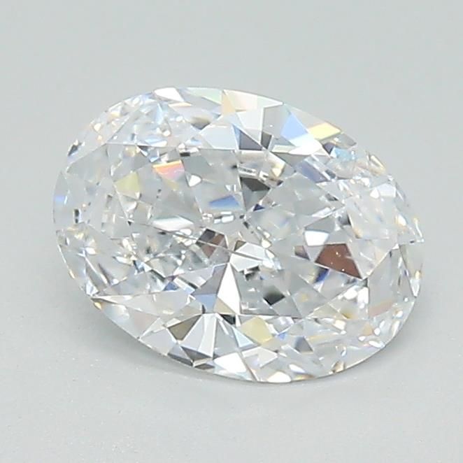 0.81 Carat D-SI1 Oval Lab Diamond
