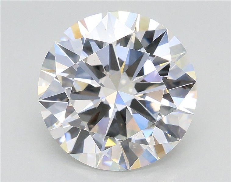 4.02 Carat F-VS2 Round Lab Diamond