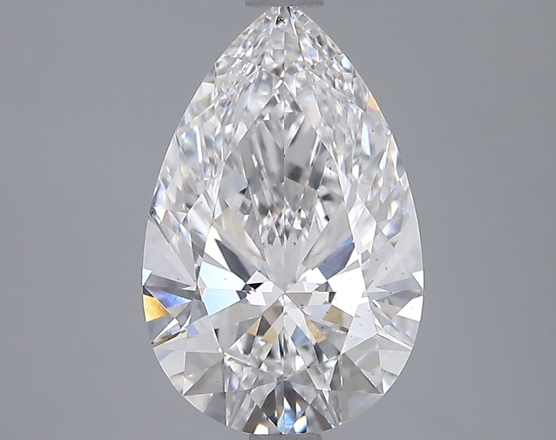 3.04 Carat D-VS2 Pear Lab Diamond