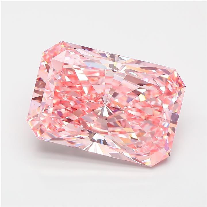 11.52 Carat Radiant Cut Fancy Pink