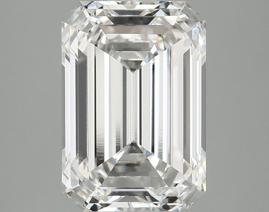 3.19 Carat G-VVS2 Emerald Lab Diamond