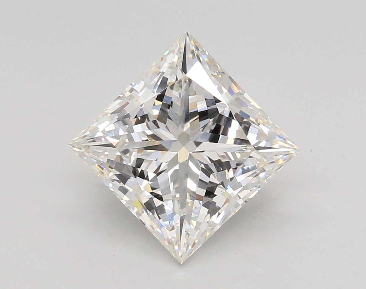 4.03 Carat G-VS1 Princess Lab Diamond