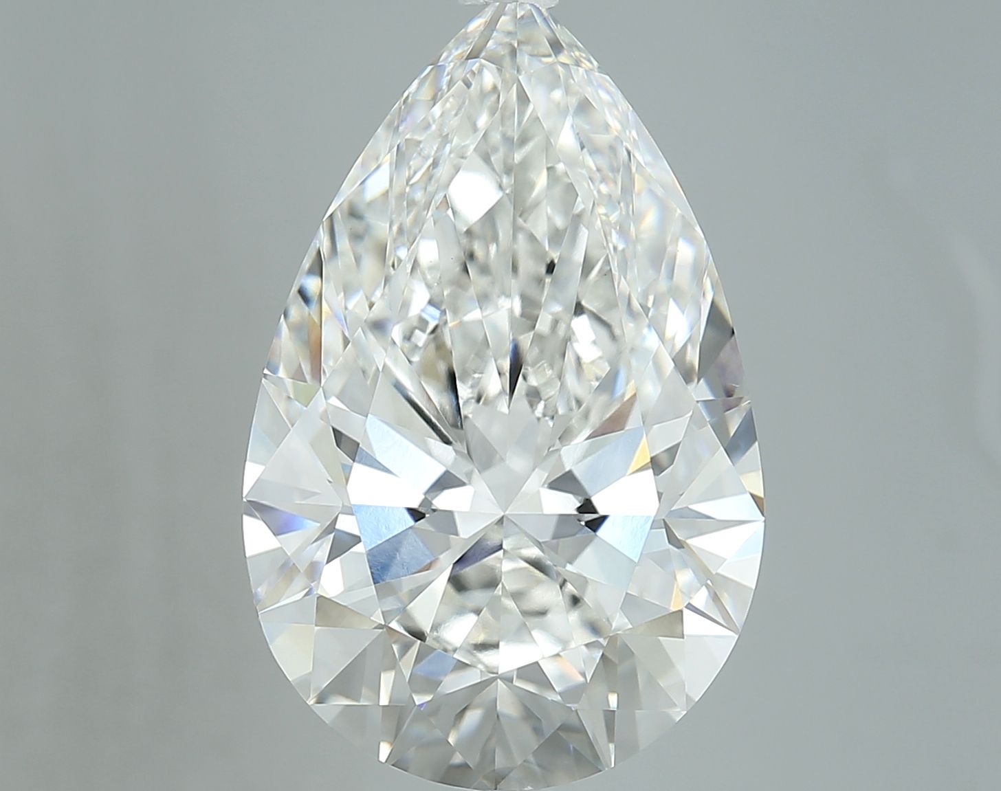 11.12 Carat F-VVS2 Pear Lab Diamond