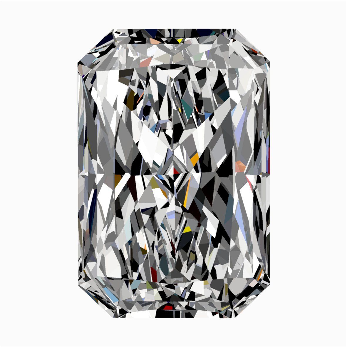 0.32 Carat F-VVS1 Radiant Cut Diamond