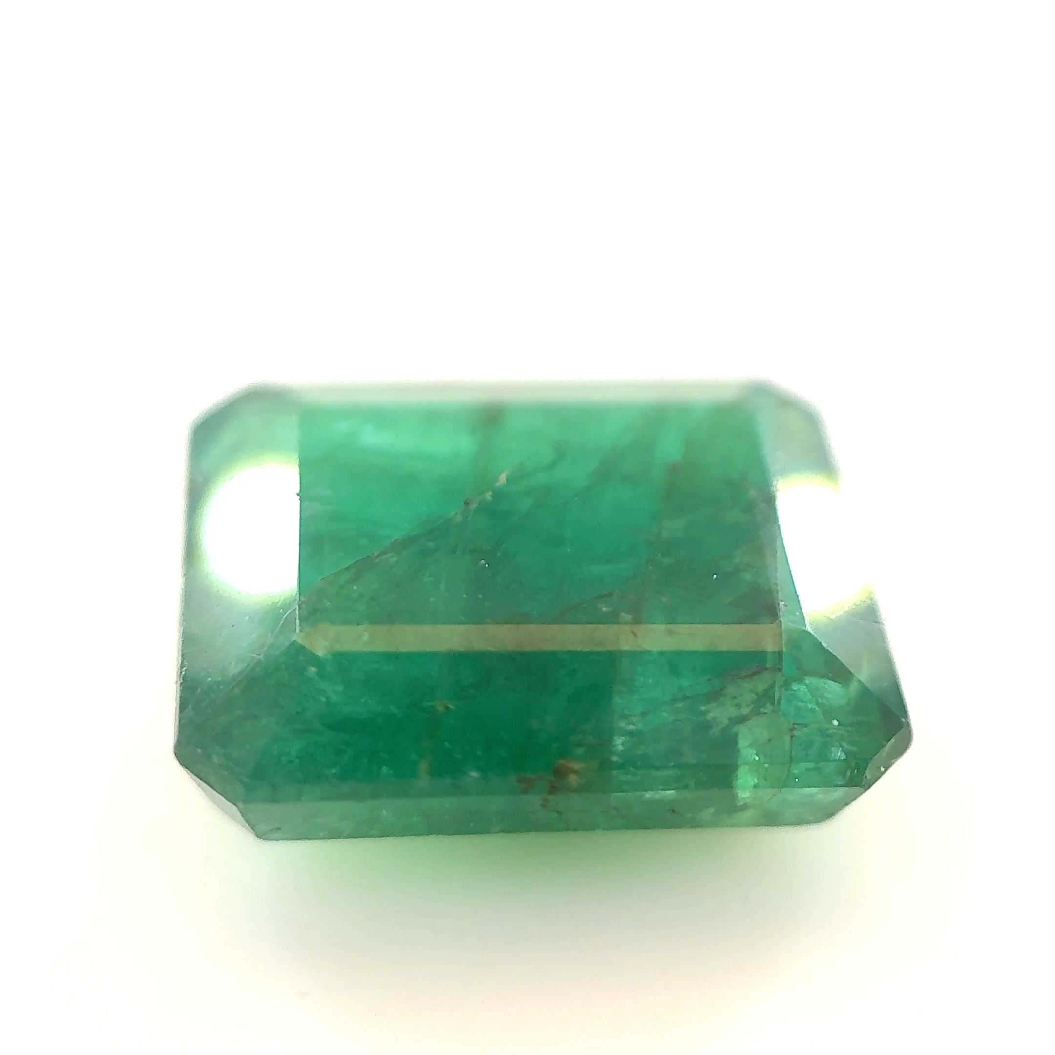 9.53 Carat Emerald Cut Green Emerald