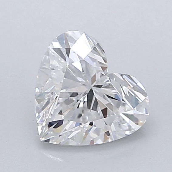 0.89 Carat D-VS1 Heart Lab Diamond