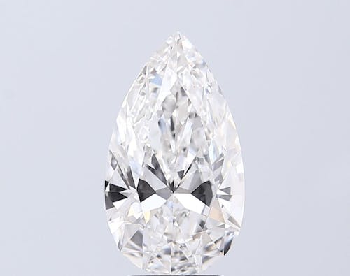 3.00 Carat E-VS1 Pear Lab Diamond