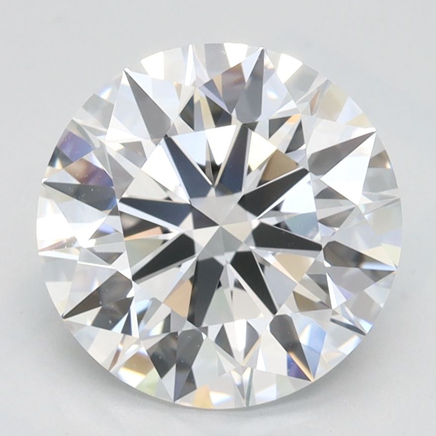 2.54 Carat D-IF Round Lab Diamond