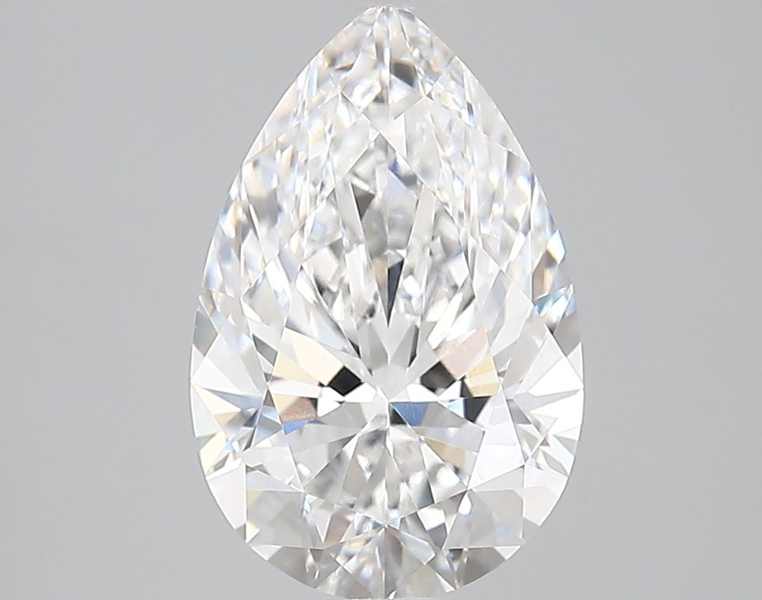 3.26 Carat D-VVS2 Pear Lab Diamond