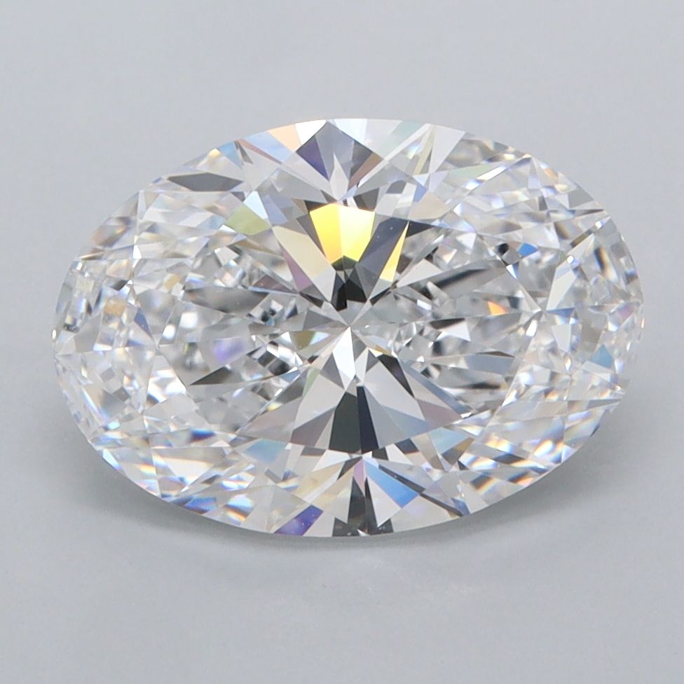 3.00 Carat D-FL Oval Lab Diamond