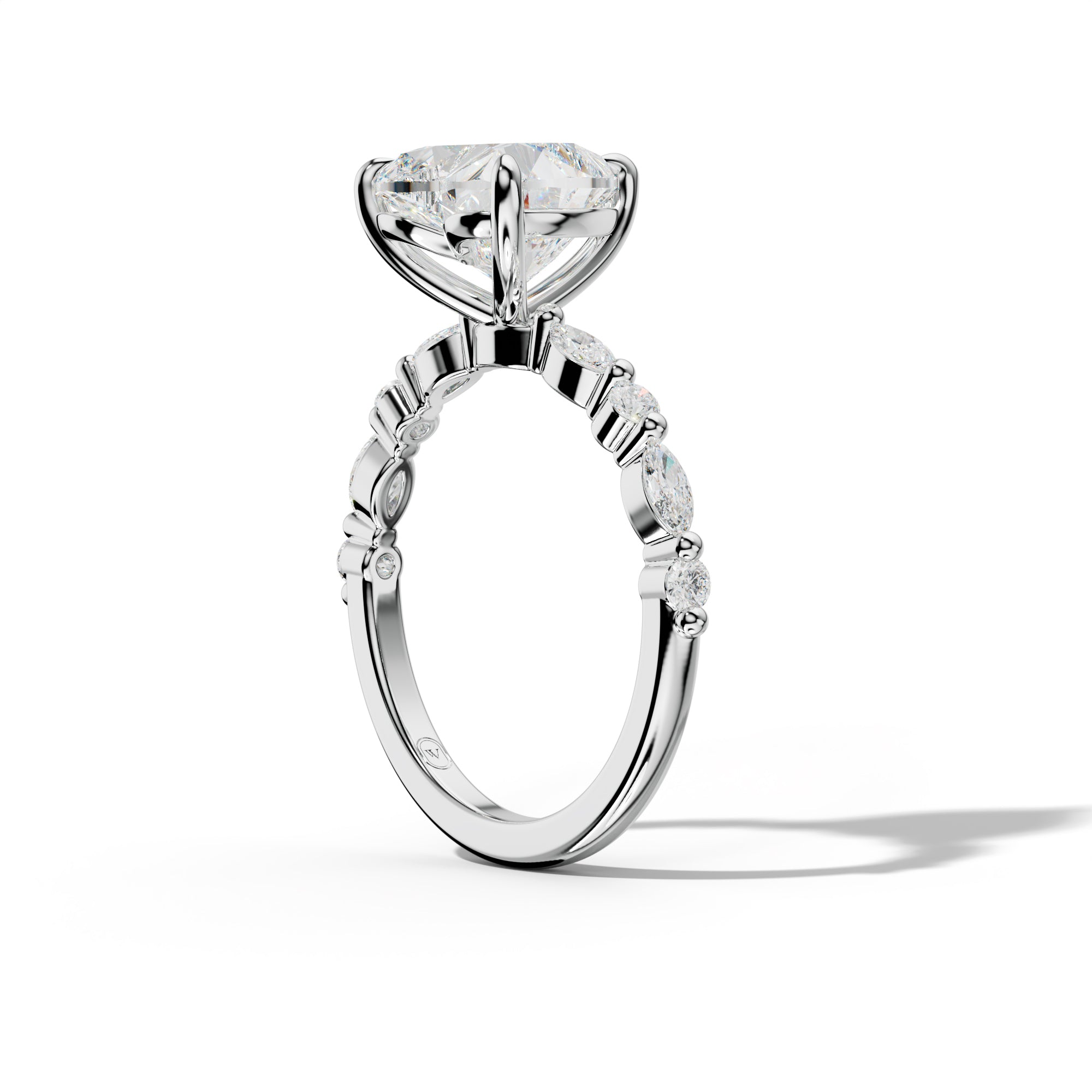 Rosie Heart Diamond Engagement Ring