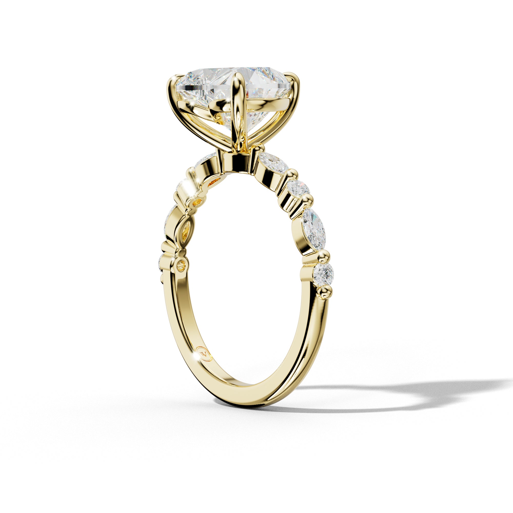 Rosie Heart Diamond Engagement Ring