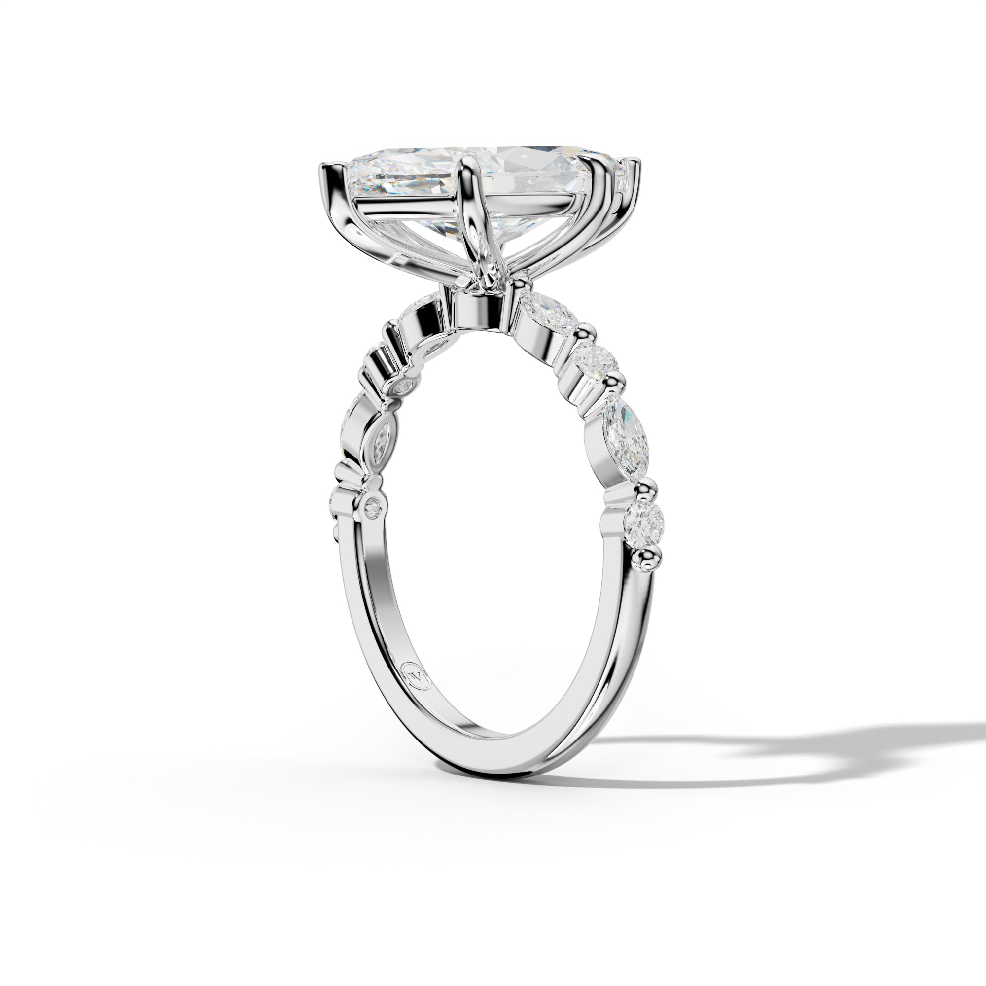 Rosie Marquise Diamond Engagement Ring