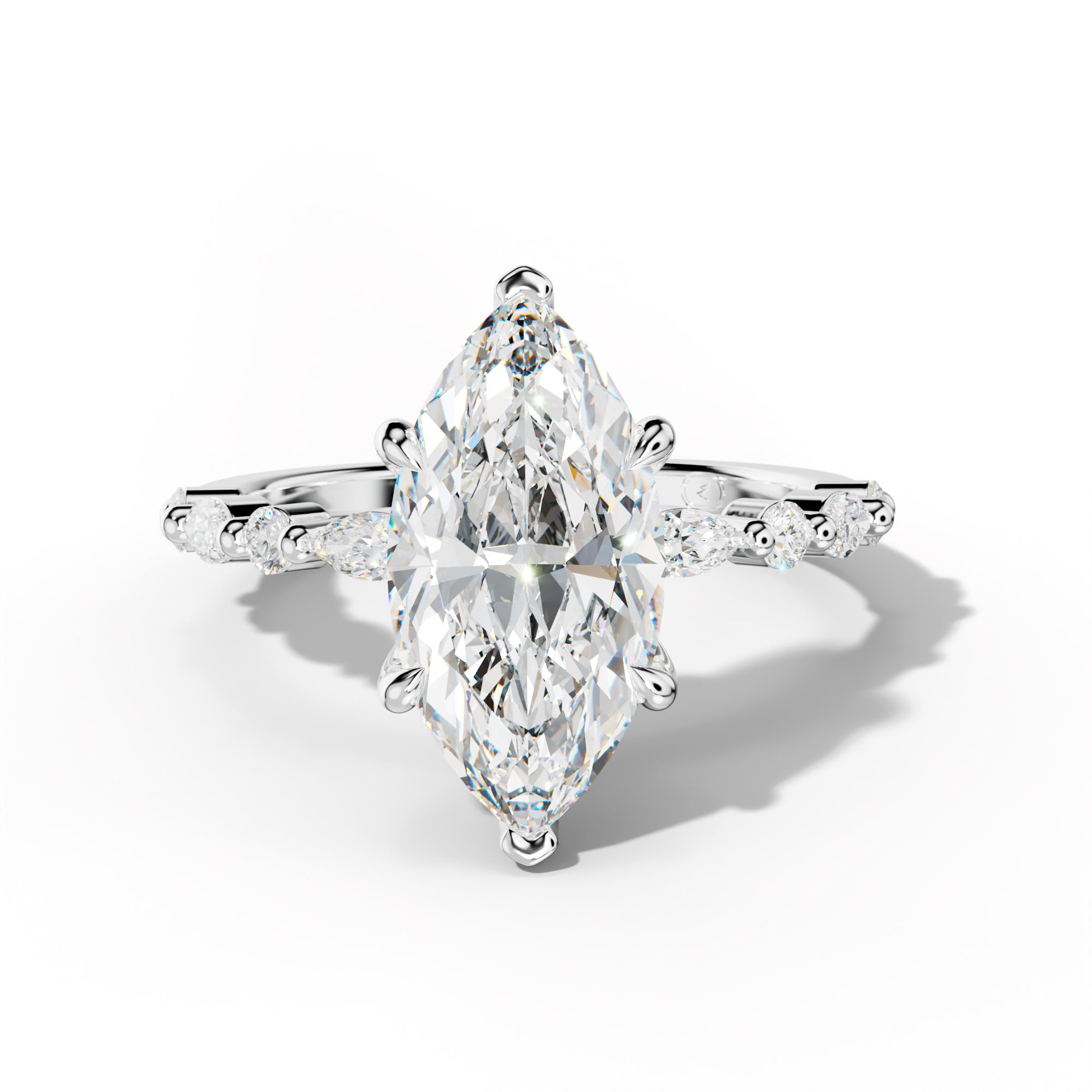 Rosie Marquise Diamond Engagement Ring