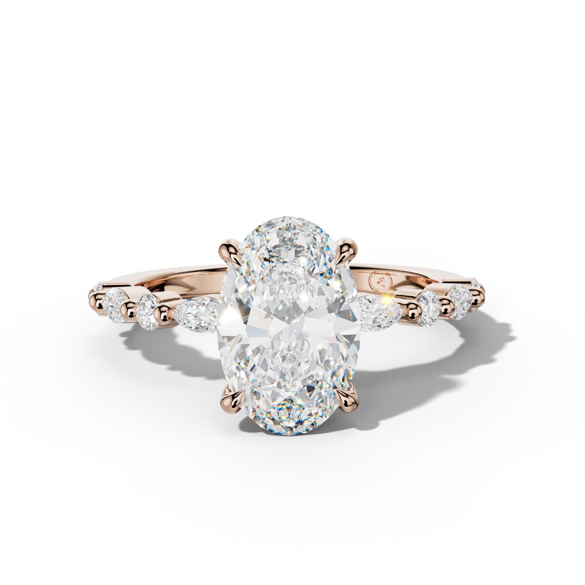 Rosie Oval Diamond Engagement Ring