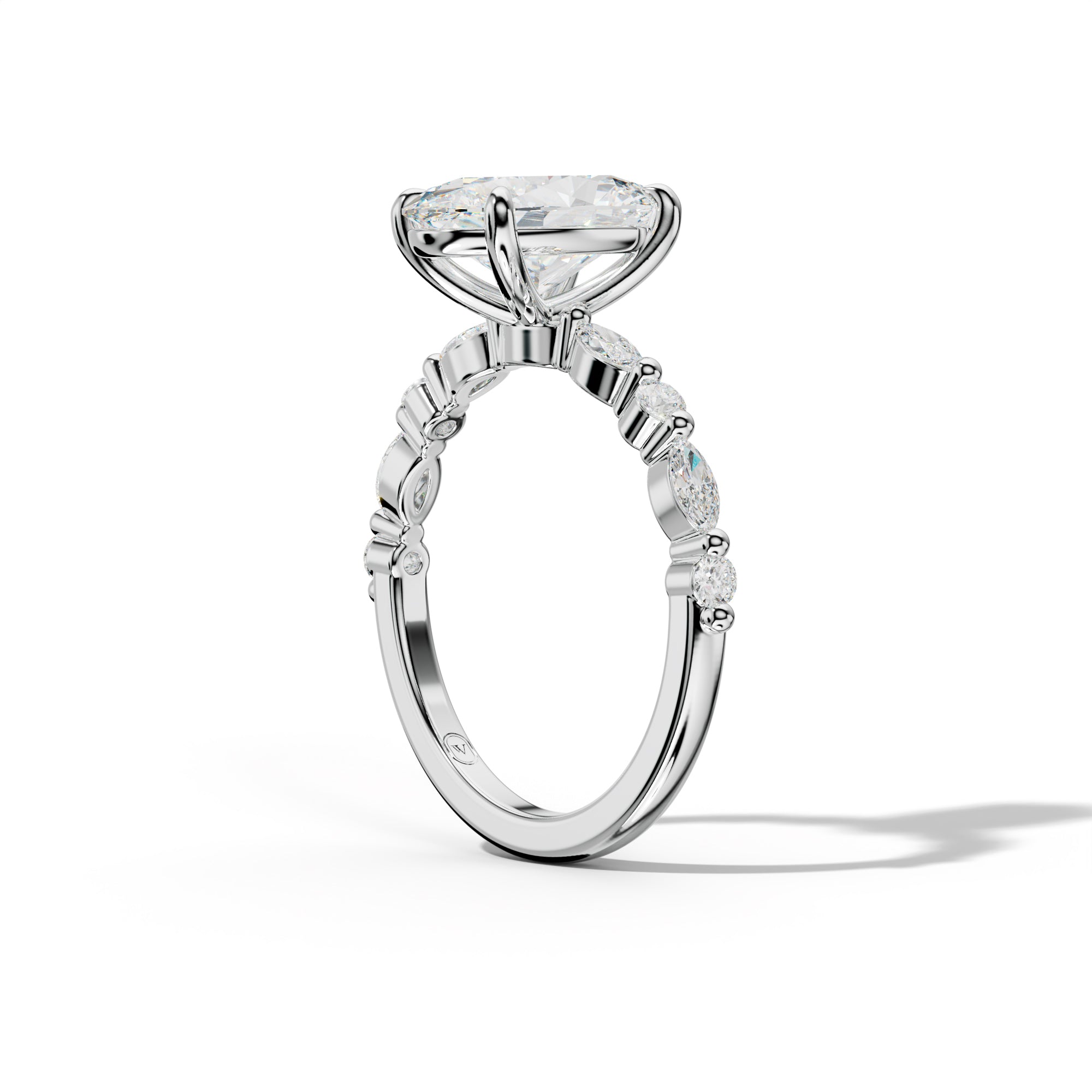 Rosie Oval Diamond Engagement Ring