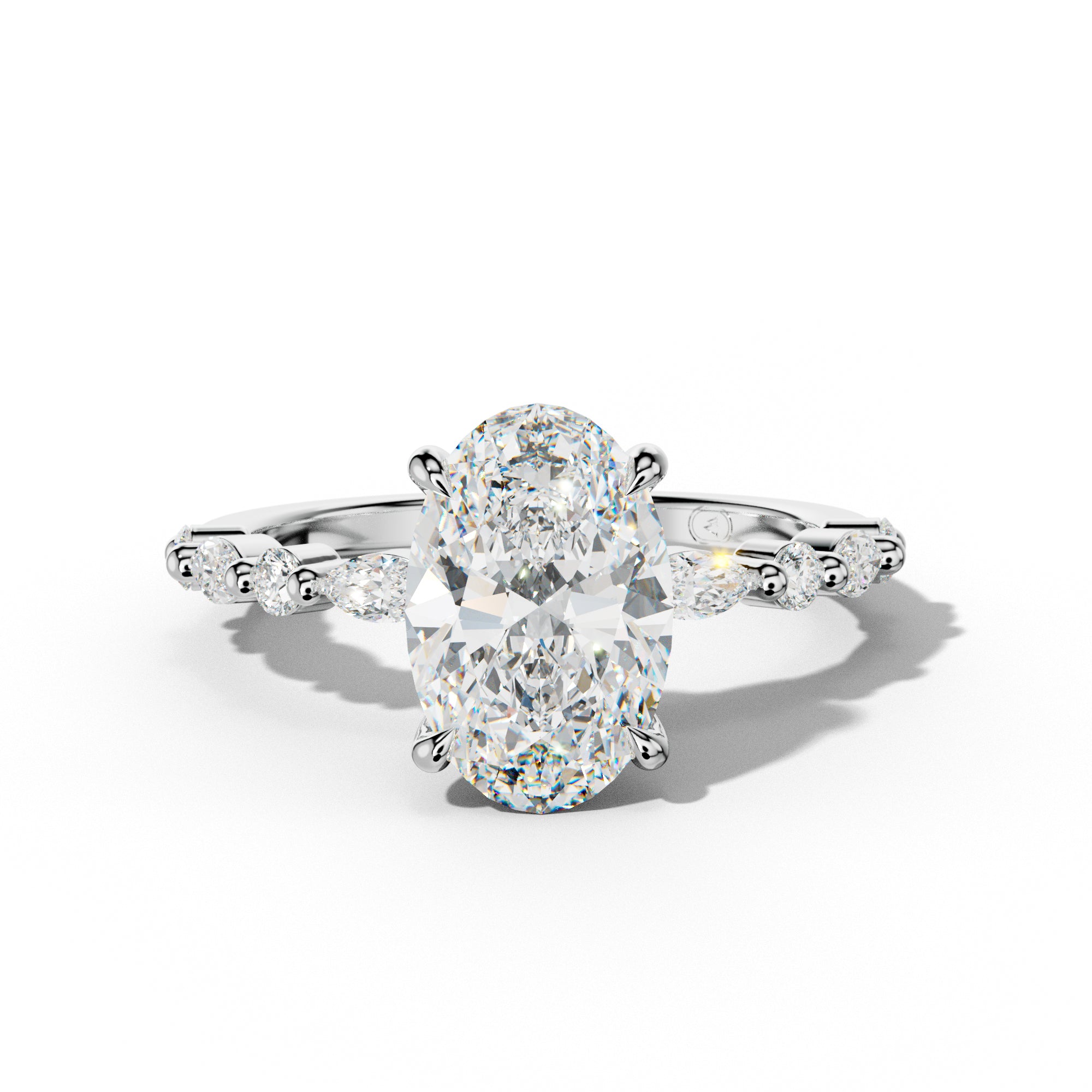 Rosie Oval Diamond Engagement Ring