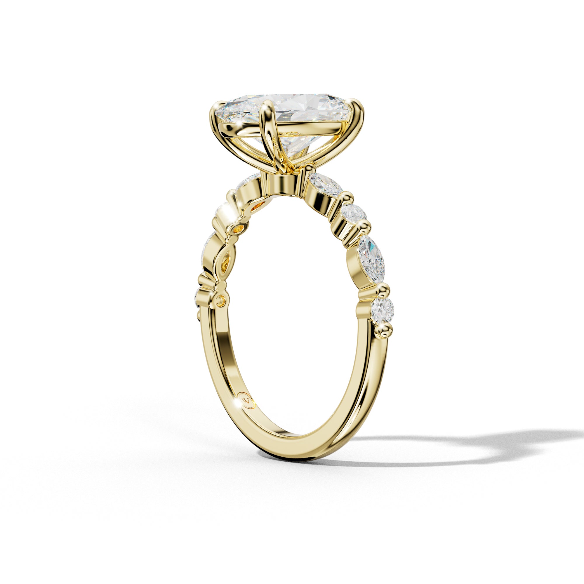 Rosie Oval Diamond Engagement Ring