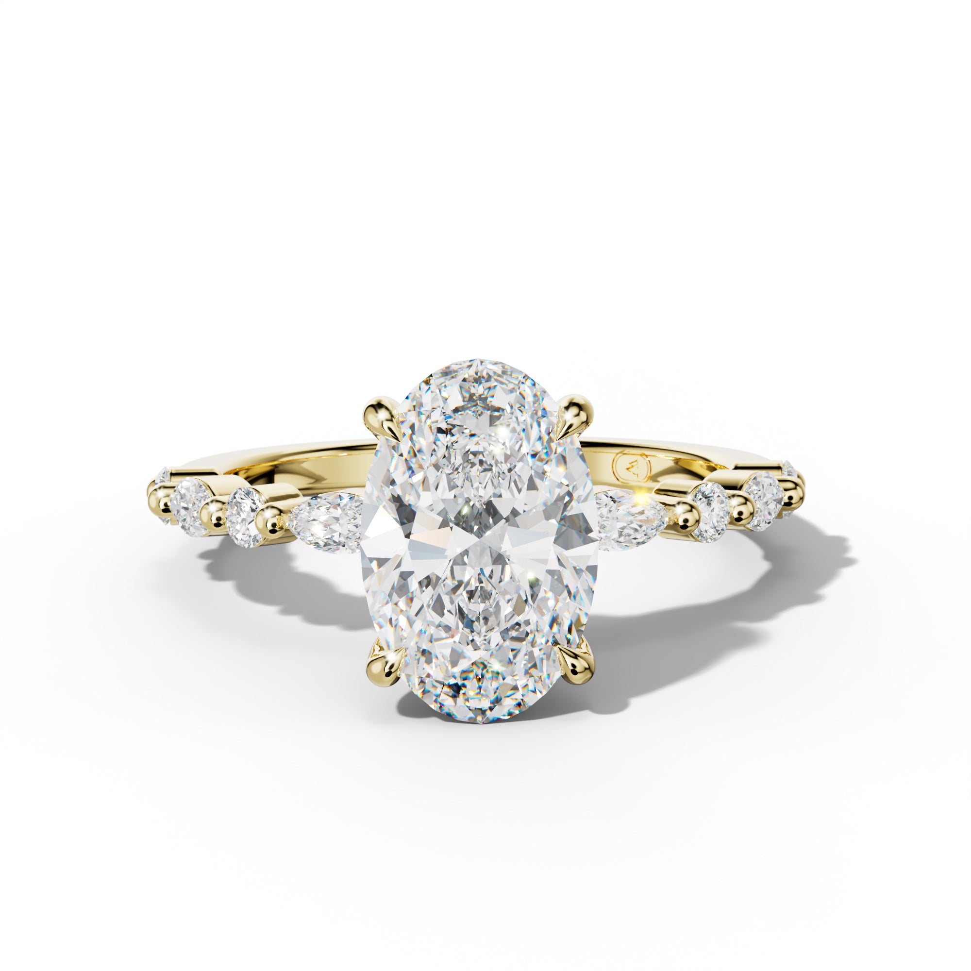 Rosie Oval Diamond Engagement Ring