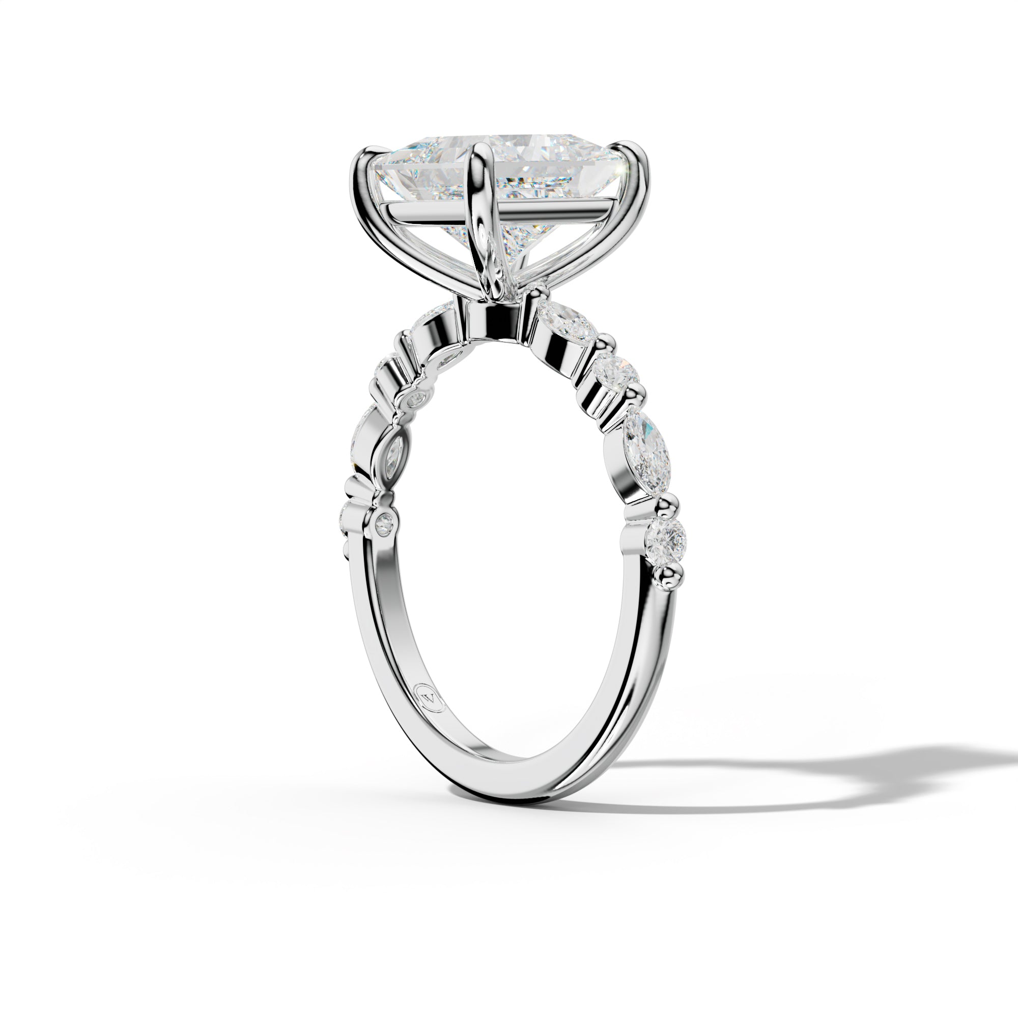 Rosie Princess Cut Engagement Ring