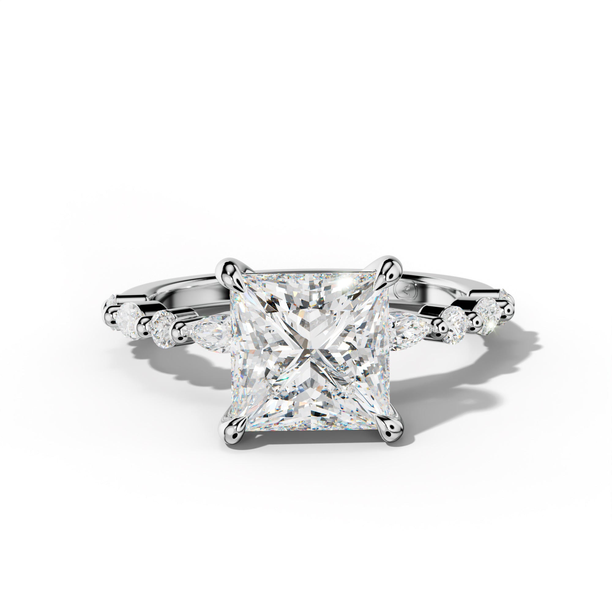 Rosie Princess Cut Engagement Ring