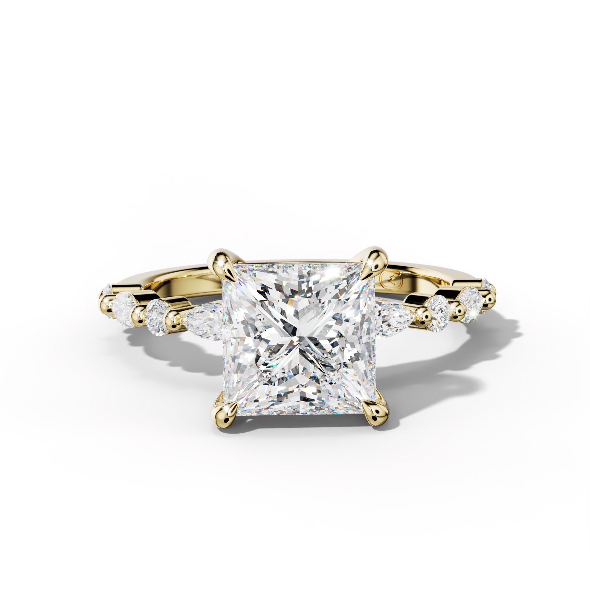 Rosie Princess Cut Engagement Ring