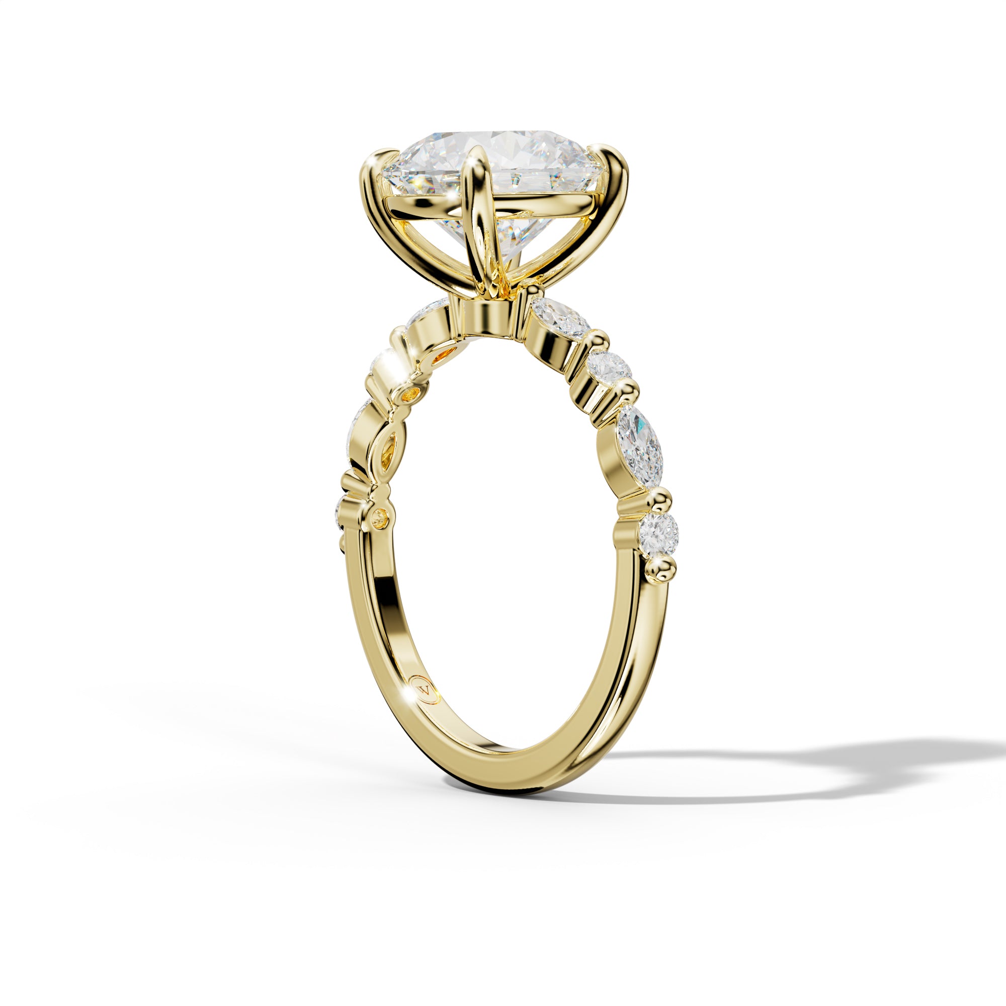 Rosie Round Diamond  Engagement Ring