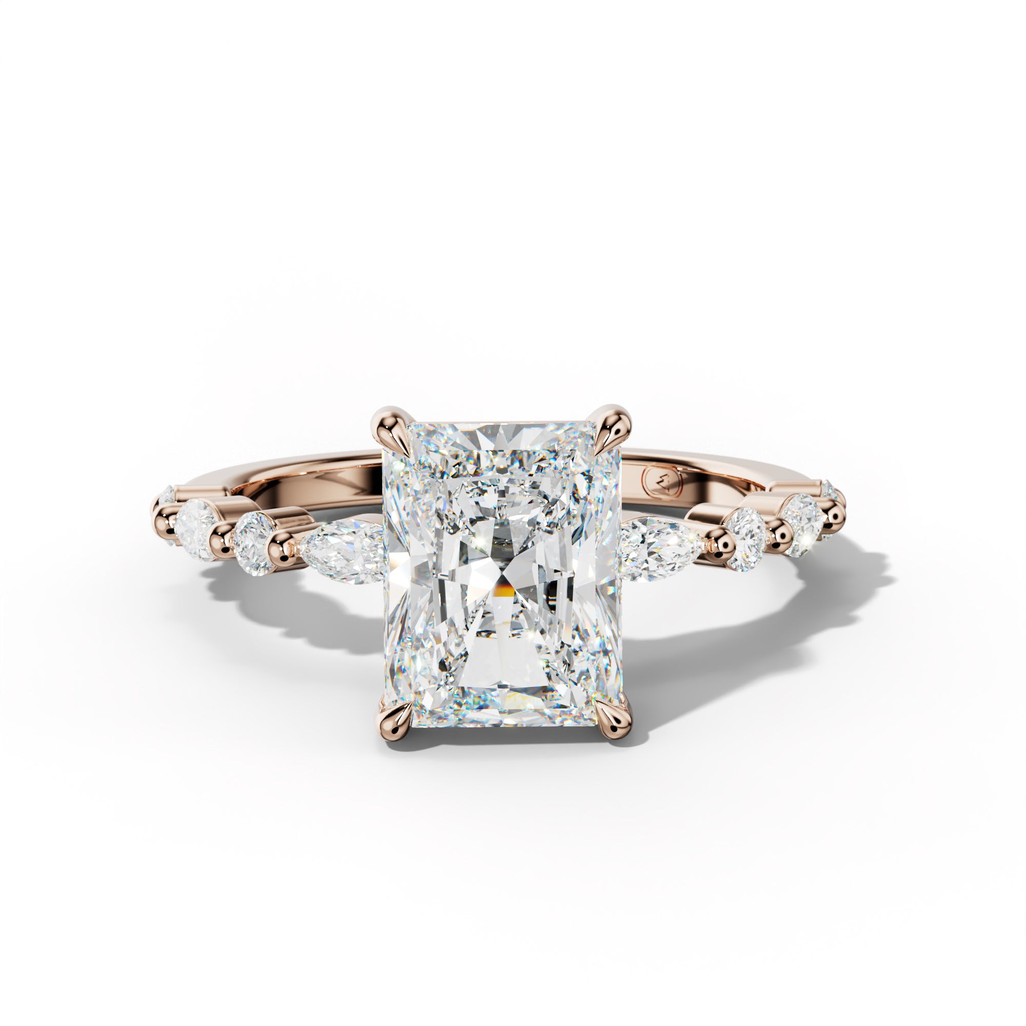 Rosie Radiant Diamond Engagement Ring