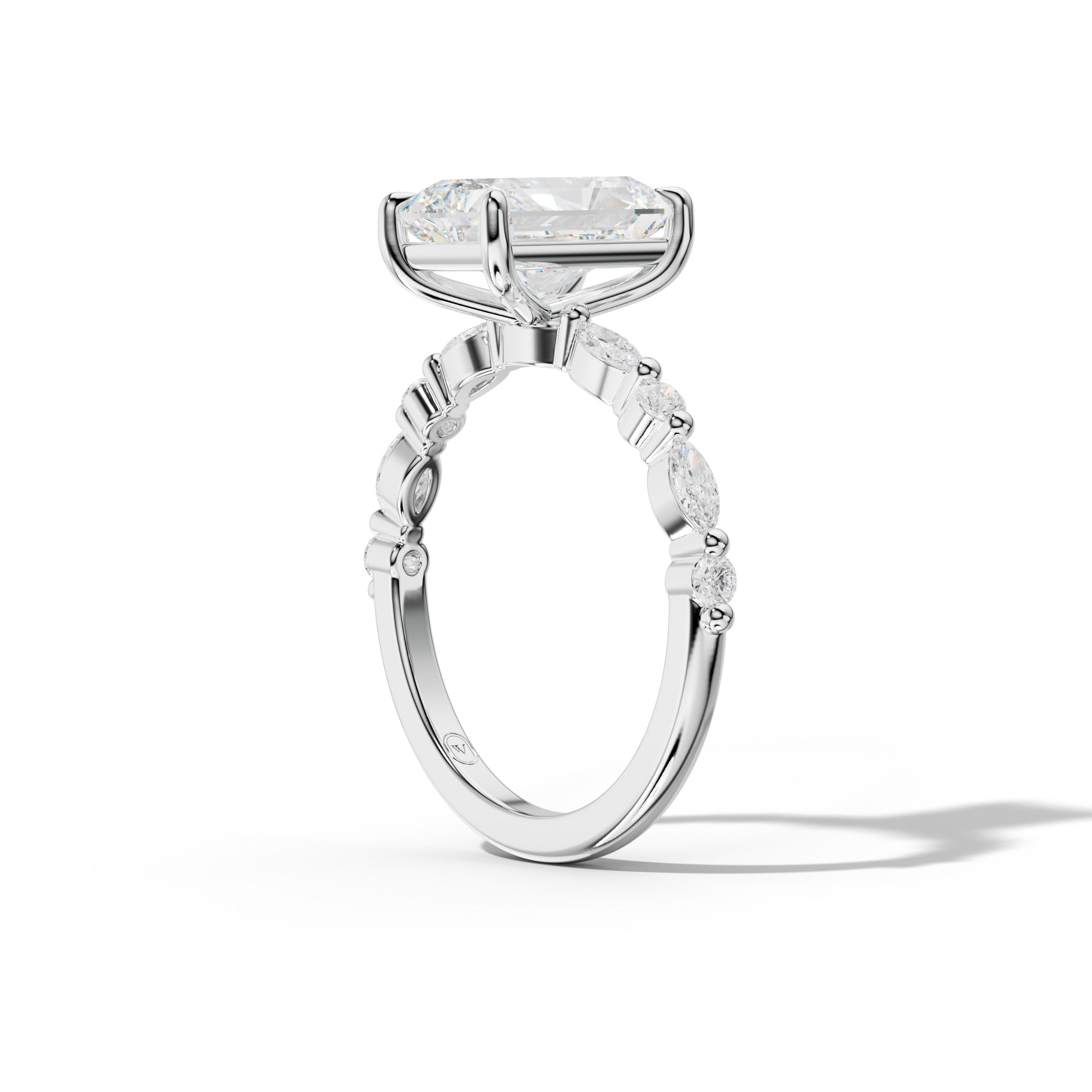 Rosie Radiant Diamond Engagement Ring