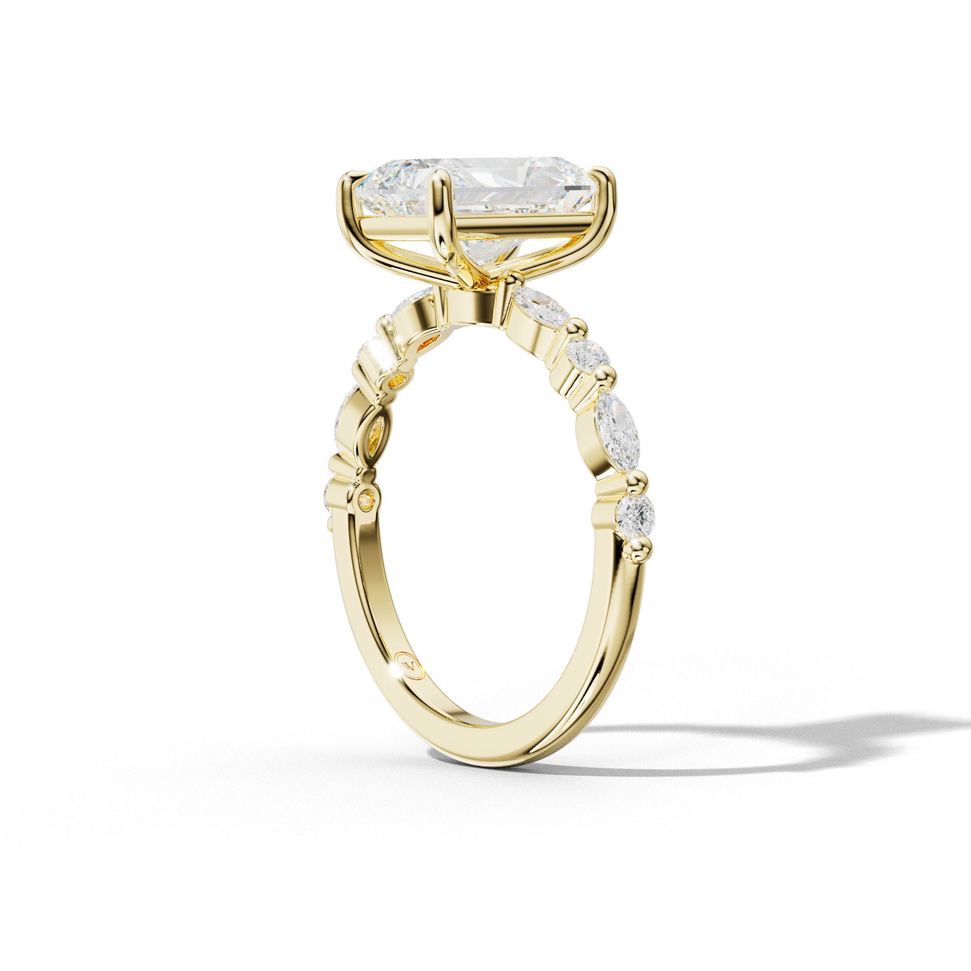 Rosie Radiant Diamond Engagement Ring
