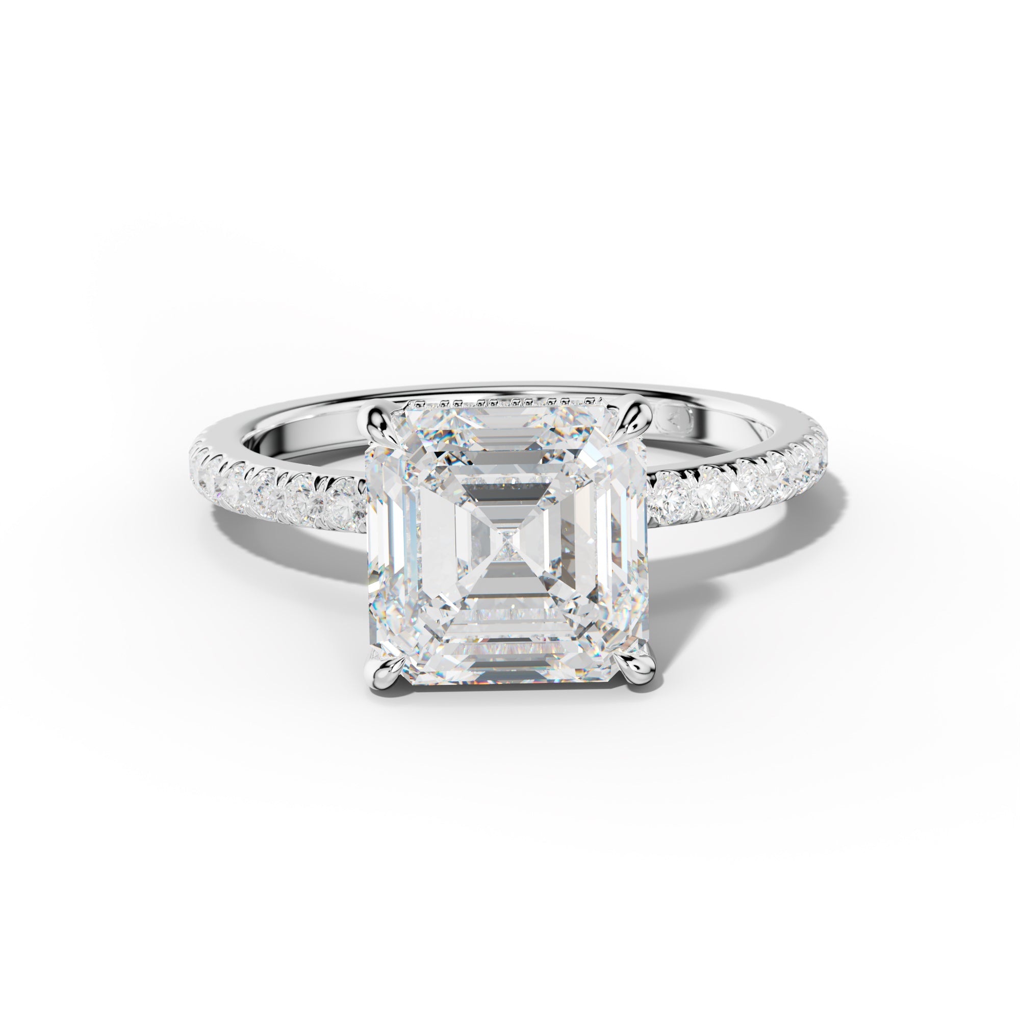 Noor Asscher Diamond Engagement Ring