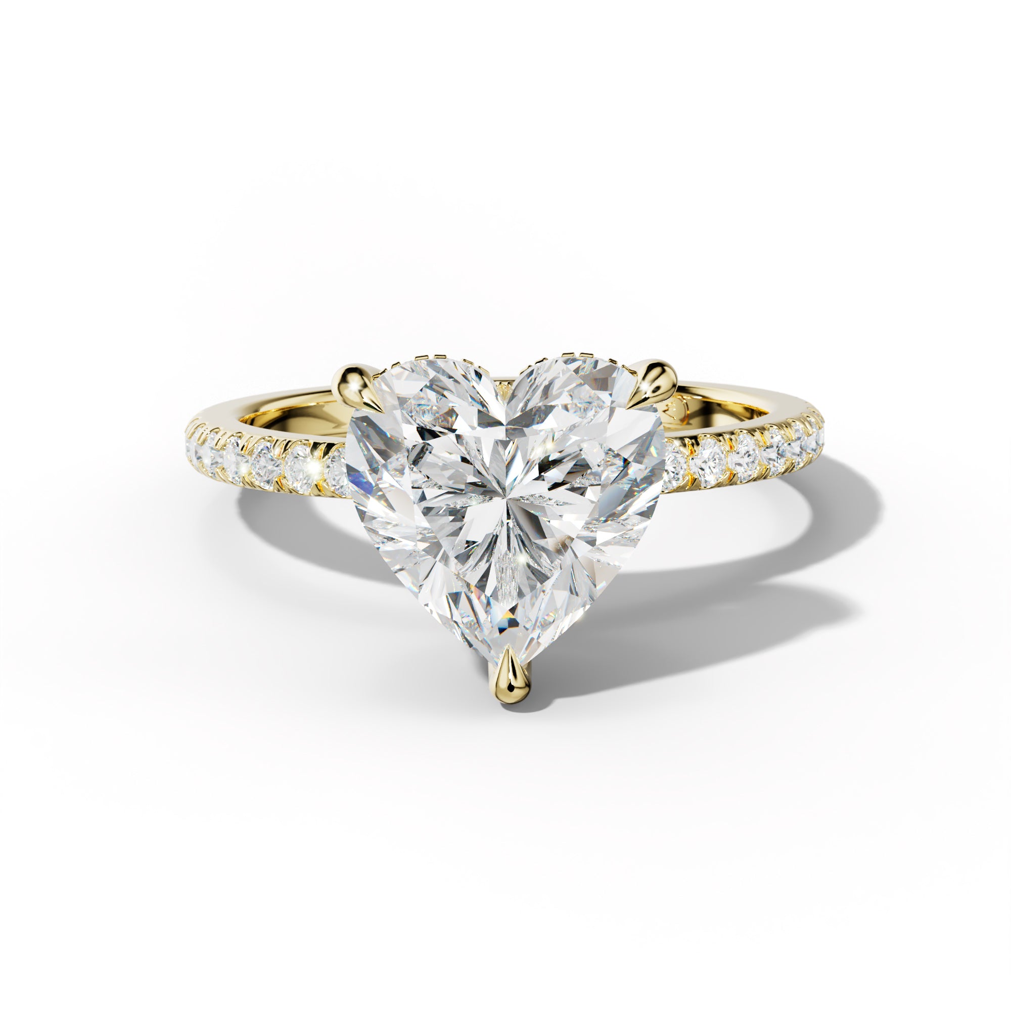 Noor Heart Diamond Engagement Ring