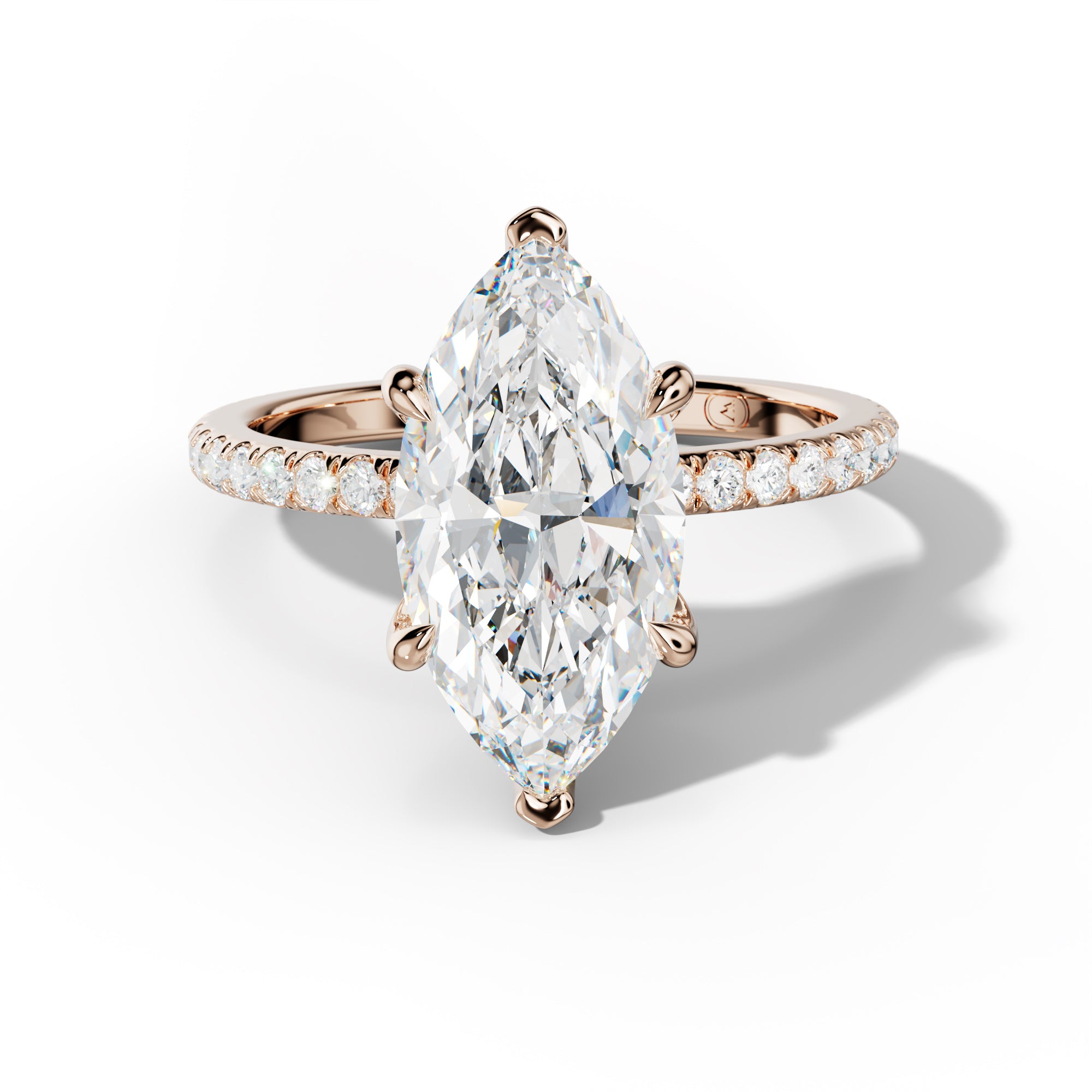 Noor Marquise Diamond Engagement Ring