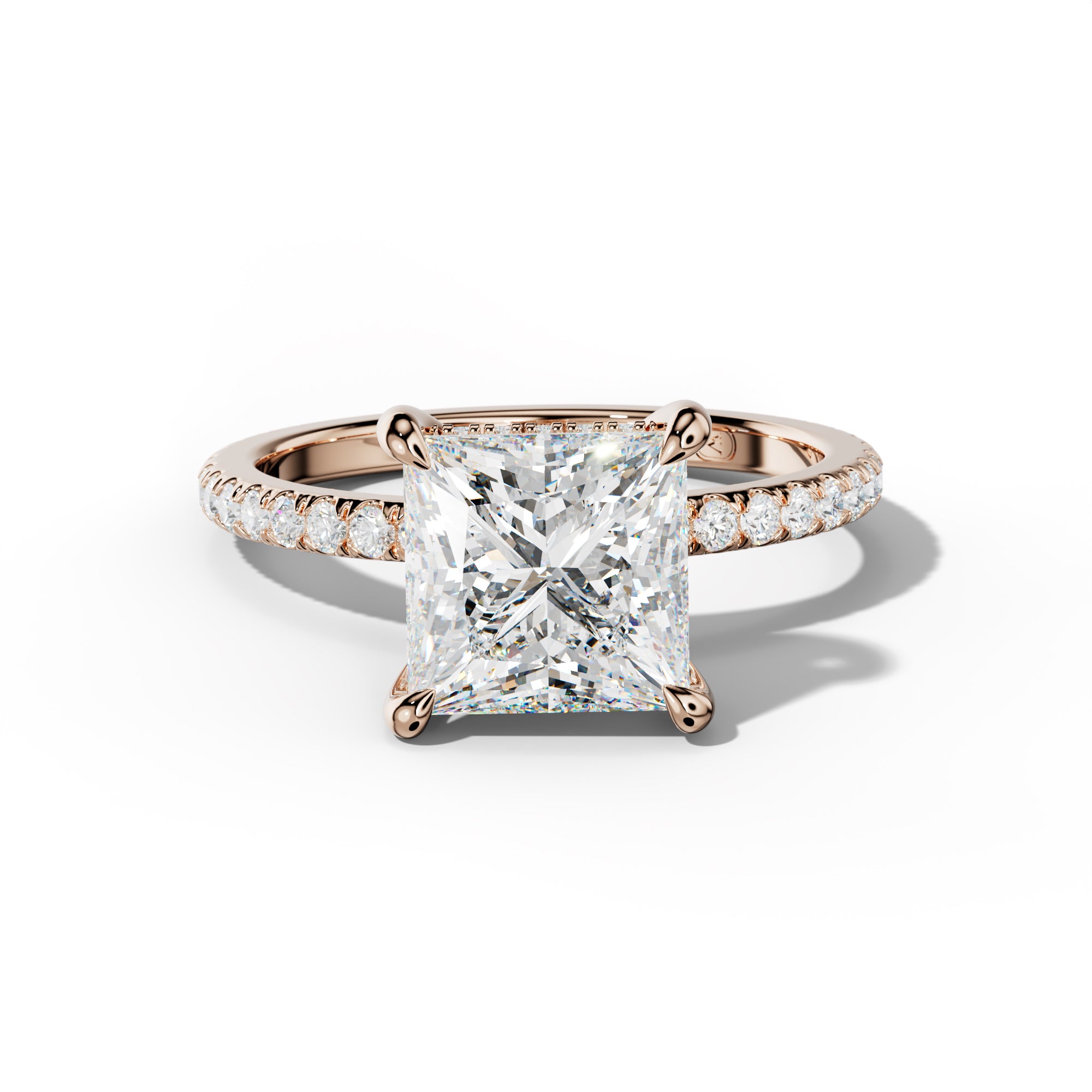 Noor Princess Cut Engagement Ring