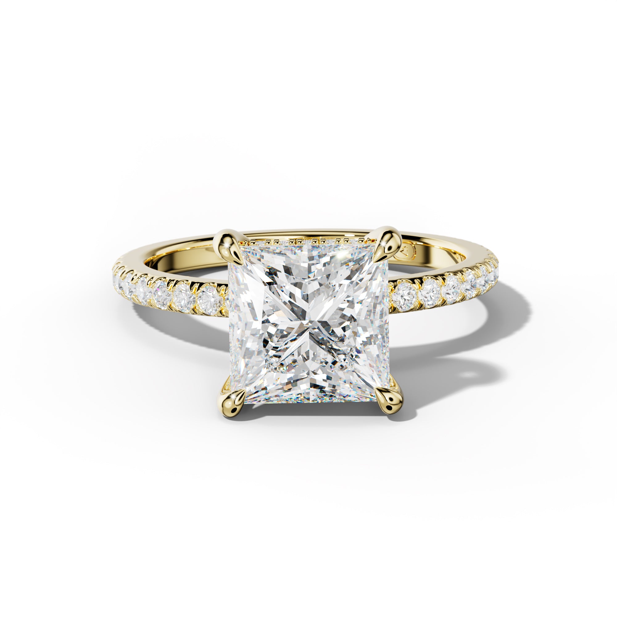 Noor Princess Cut Engagement Ring