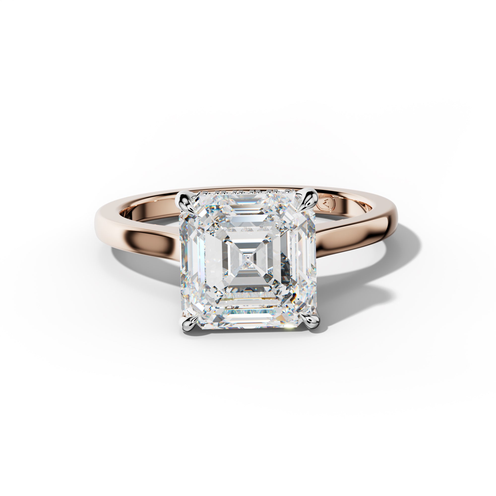 Lilly Asscher Diamond Engagement Ring