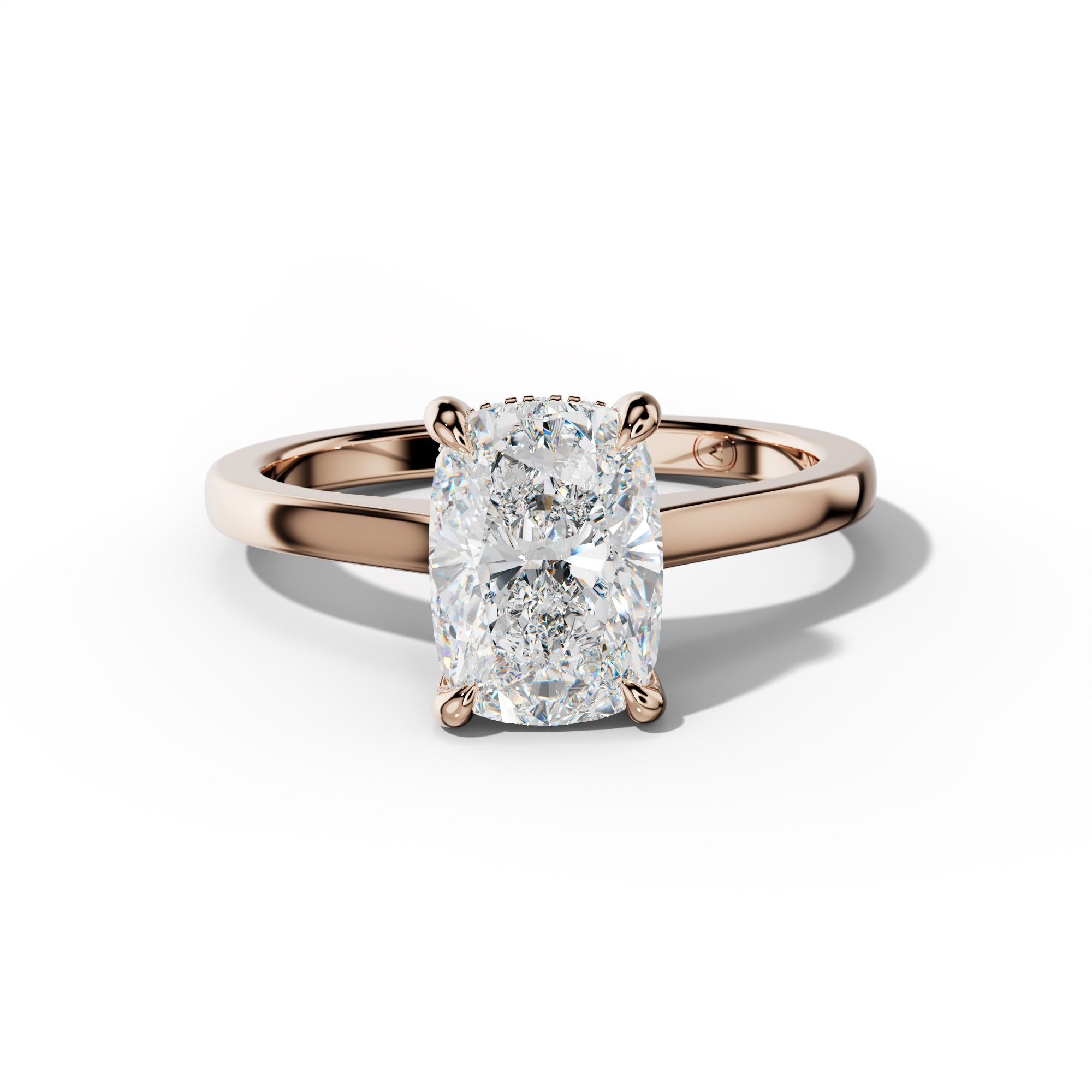 Lilly Elongated Cushion Diamond Engagement Ring