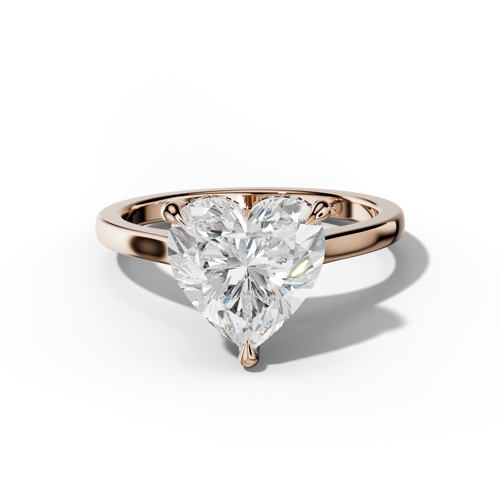 Lilly Heart Diamond Engagement Ring