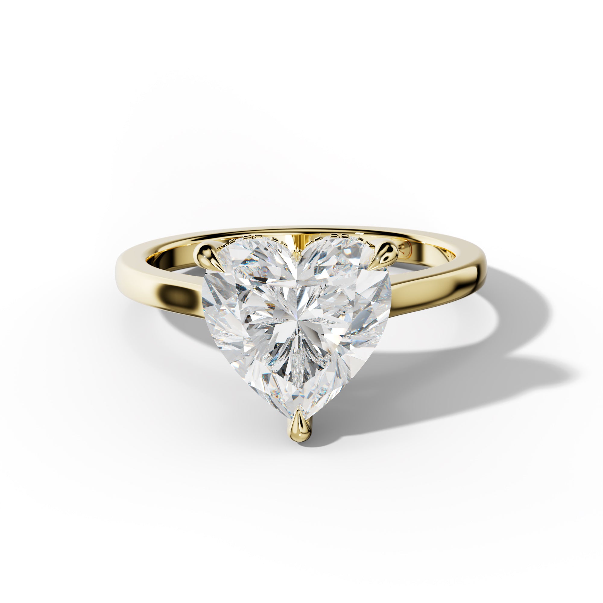 Lilly Heart Diamond Engagement Ring