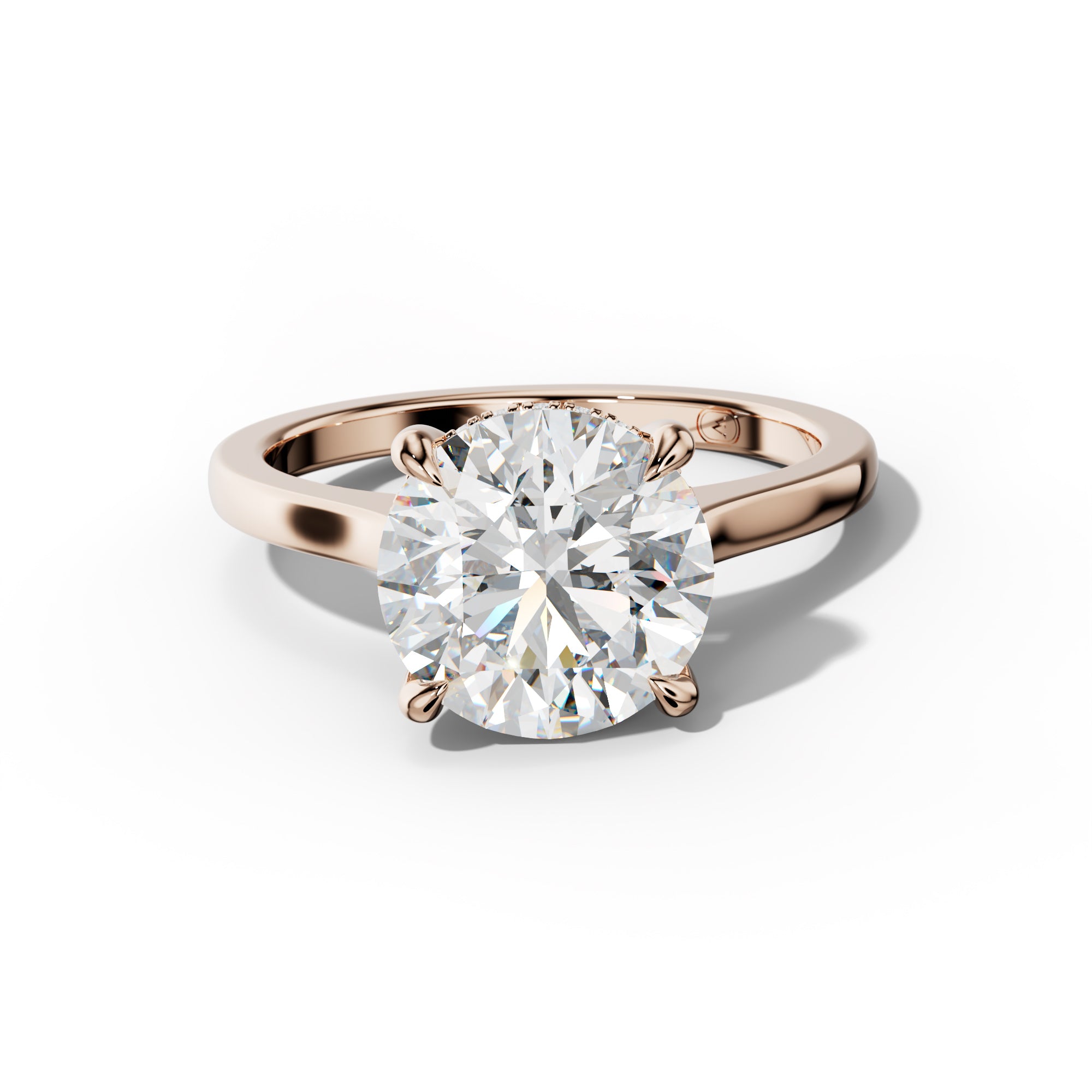 Lilly Round Diamond Engagement Ring