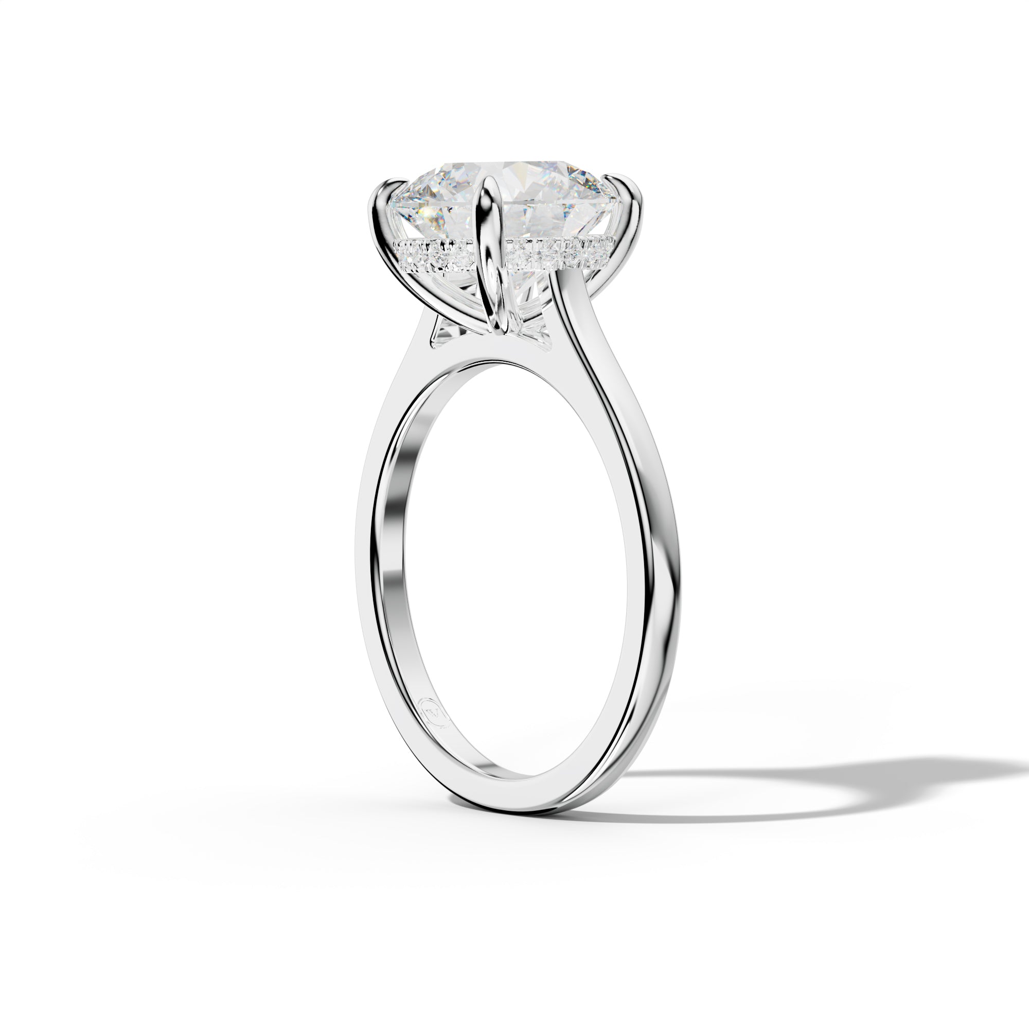 Lilly Round Diamond Engagement Ring