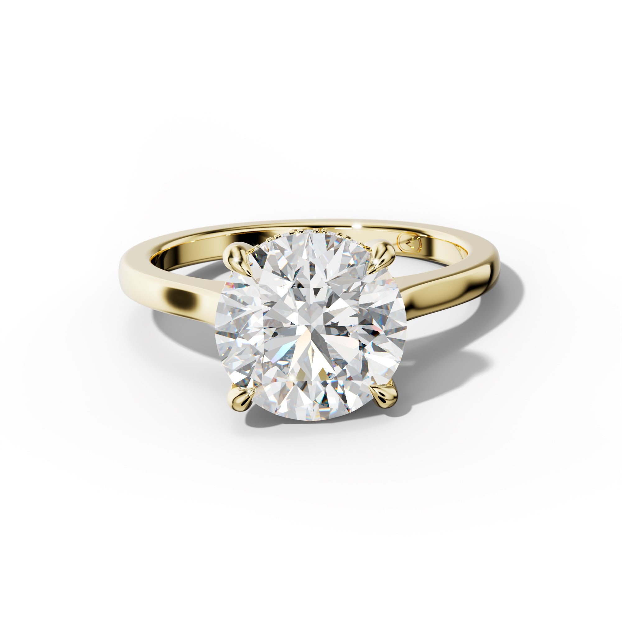 Lilly Round Diamond Engagement Ring