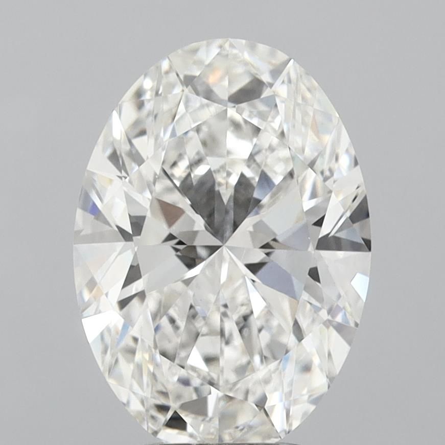 3.51 Carat F-VS1 Oval Lab Diamond