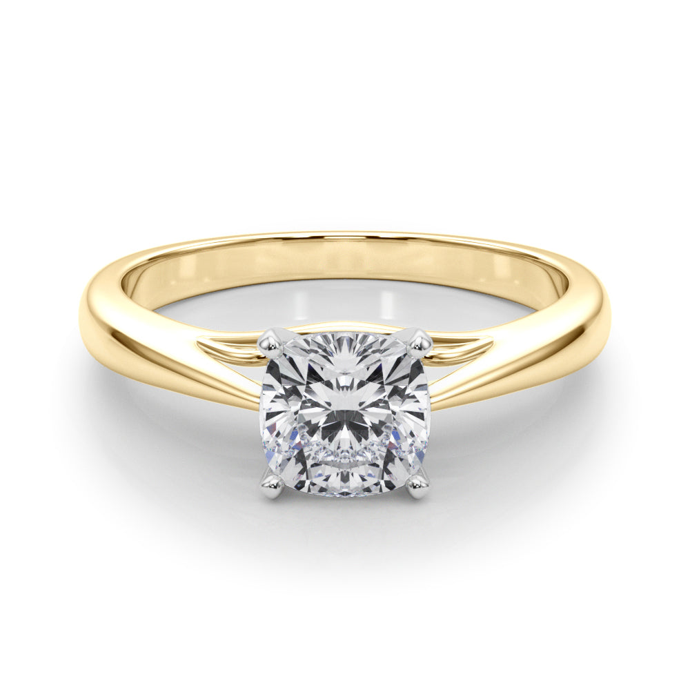 Katerina Cushion Lab Grown Diamond Solitaire Engagement Ring IGI Certified