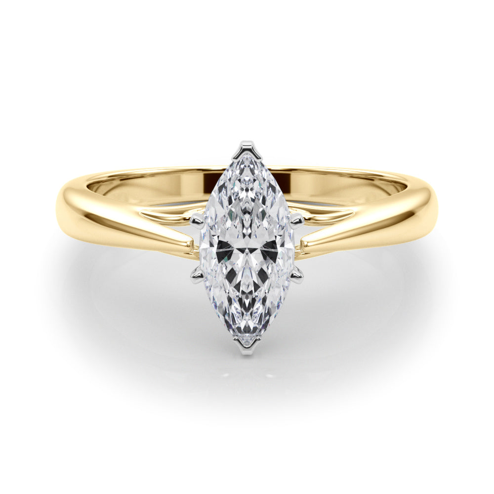 Katerina Marquise Diamond Solitaire Engagement Ring-VIRABYANI